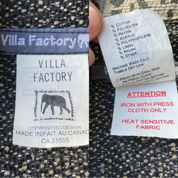 Vintage  Villa Factory Western Zebra Print Woven Tapestry Jacket - Picture 12 of 16